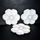 3 Limoges porcelain oyster plates