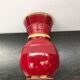 Old red & gold ceramic verceram vase