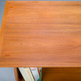 Mid-Century Teak Desk by Gunnar Nielsen for Tibergaard, Denmark, 1960s