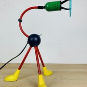 Lampe tripode couleurs primaires années 80