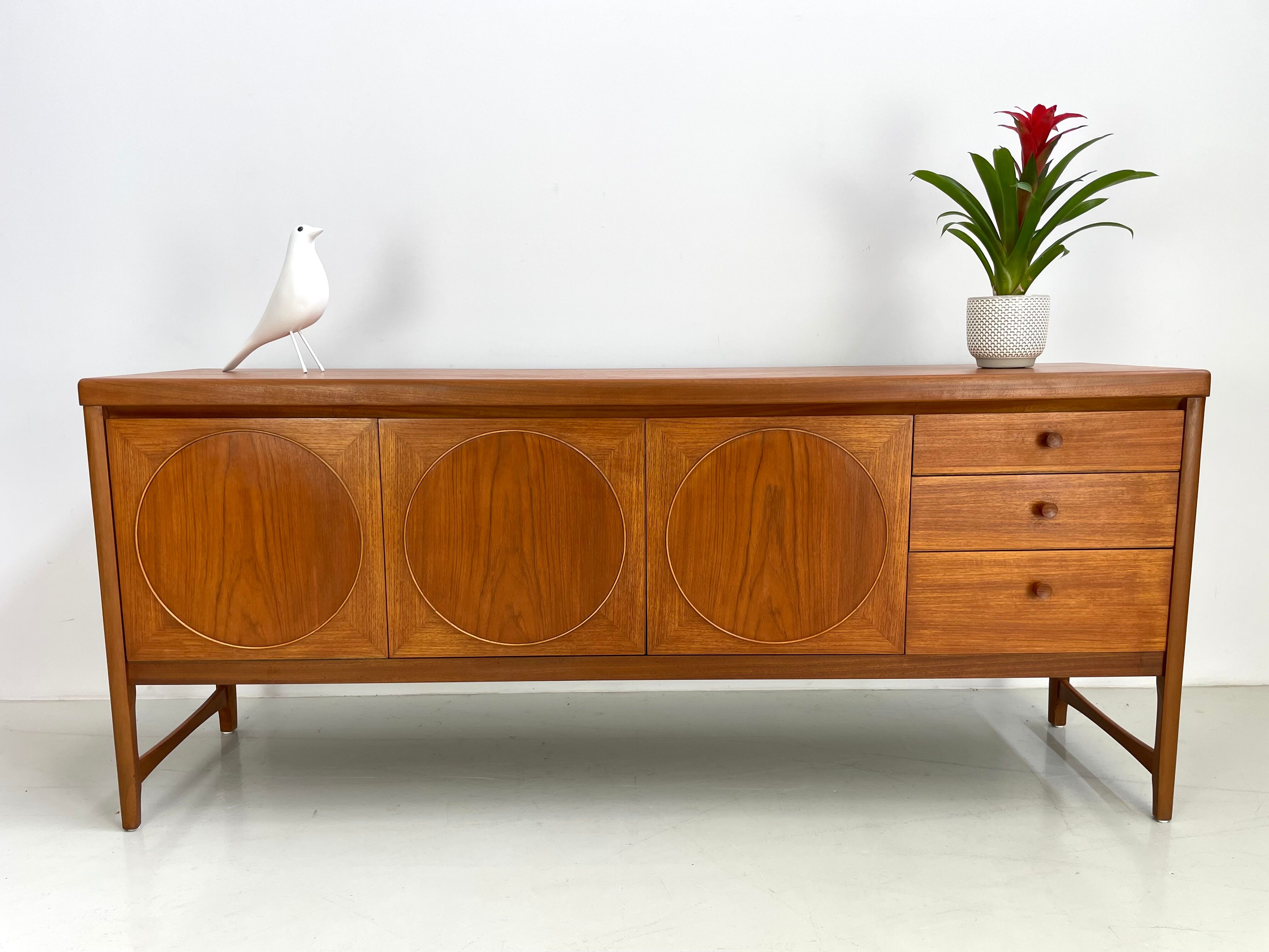 Vintage Nathan Circle sideboard 1960's