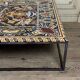 Table basse en marqueterie de marbre vers 1990