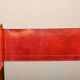 Pair Mogens Koch MK-16 Folding Chair in Oak Wood with Red Leather for Valma