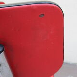 2 red chairs vintage