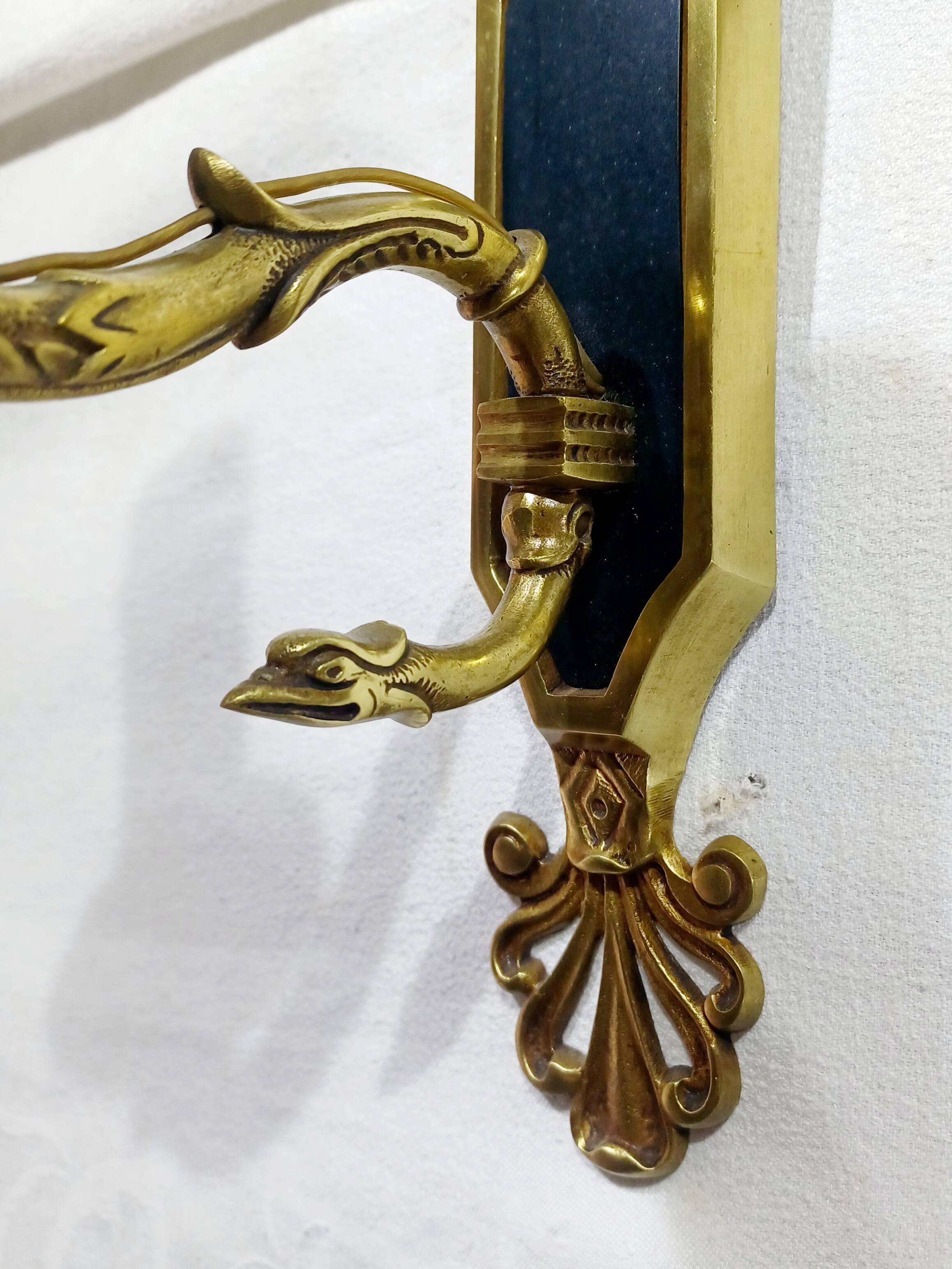 1-light empire style wall light