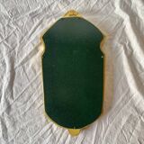 Vintage gold resin wall mirror
