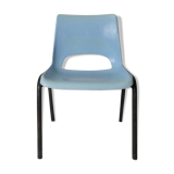 Light blue plastic children's chair