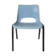 Light blue plastic children's chair