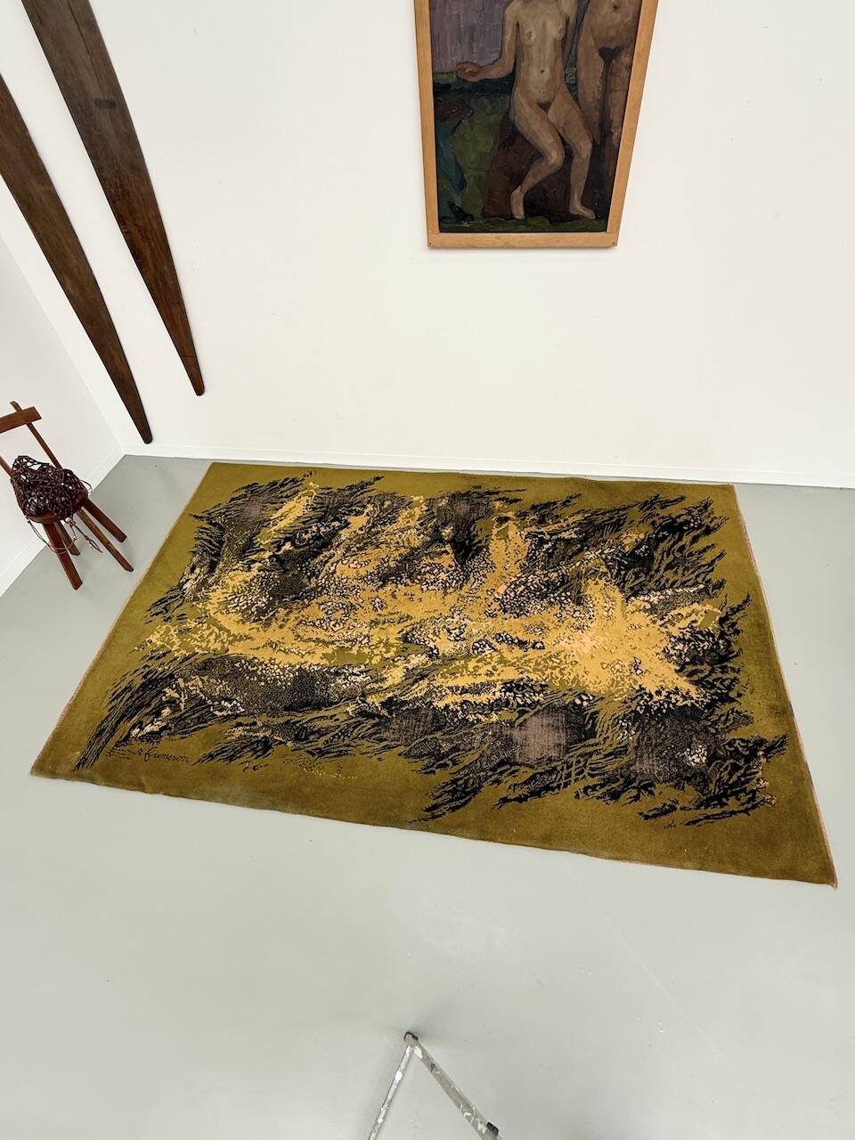 René Fumeron wool rug, 1960, Nevada model