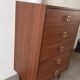 Vintage chest of drawers from the 1960s.