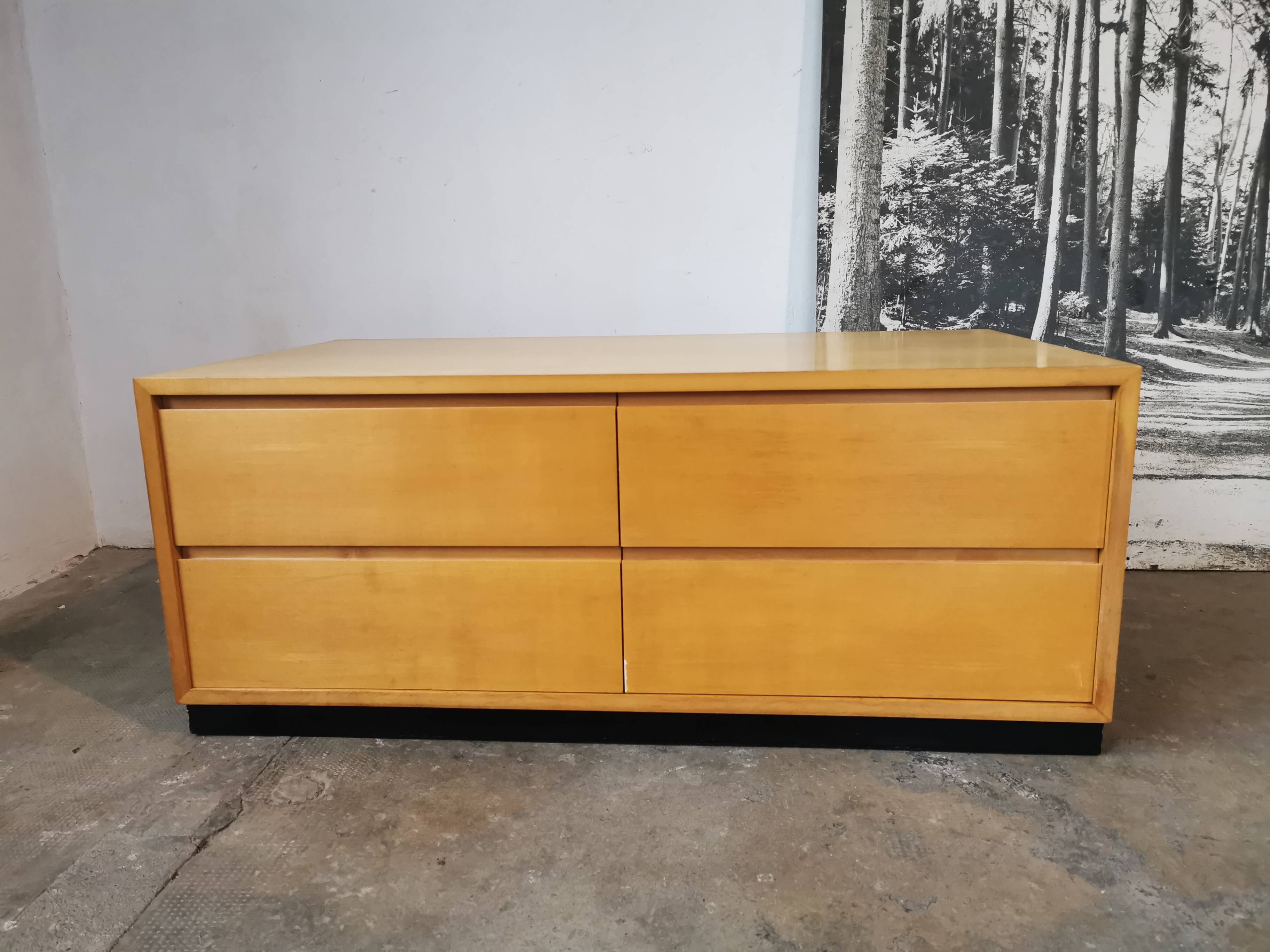 Low cabinet with drawers, wk Mobel