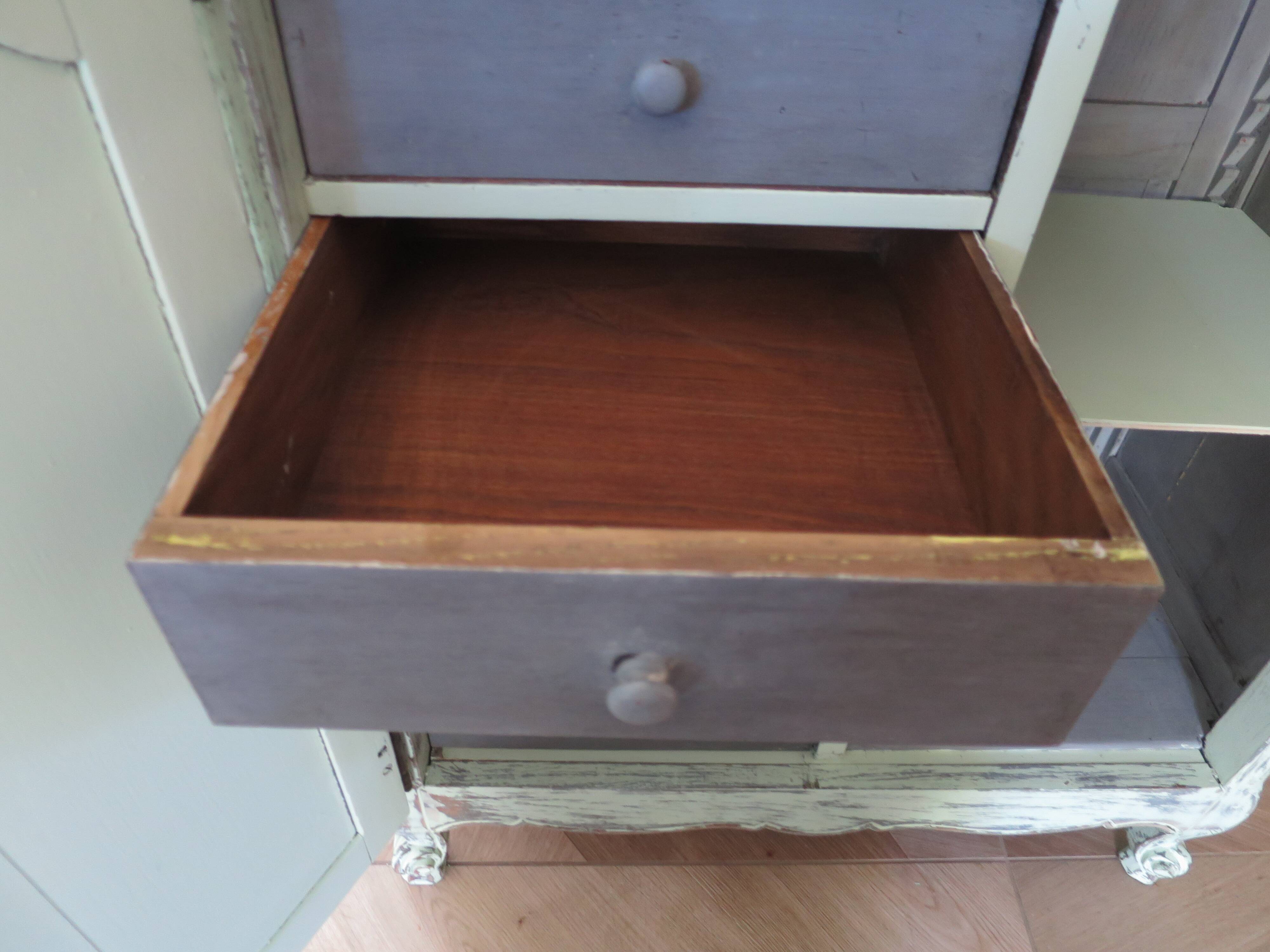 Vintage - Jam cupboard - Low sideboard - Rustic / Shabby chic - Solid wood