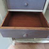 Vintage - Jam cupboard - Low sideboard - Rustic / Shabby chic - Solid wood