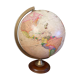 Globe vintage pied en bois