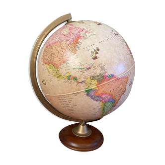 Globe wooden foot