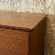 60s 70s teak sideboard Credenza cabinet Danish Modern Design Denmark 70s