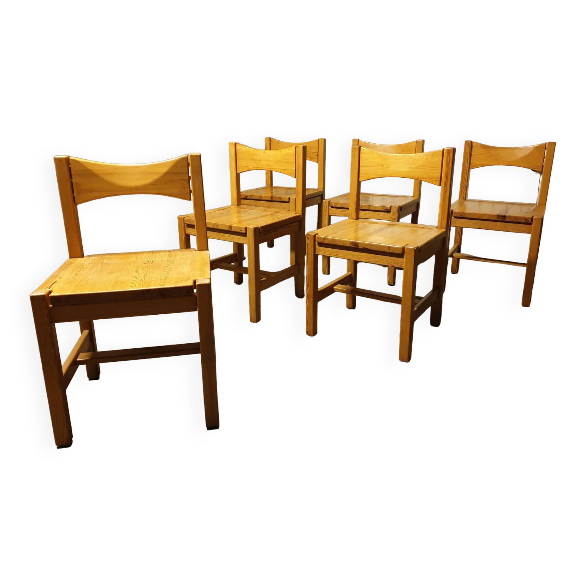 Set of 6 Hongisto Tapiovaara chairs 1960