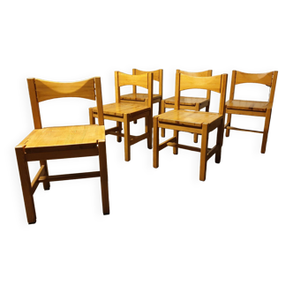 Set of 6 Hongisto Tapiovaara chairs 1960