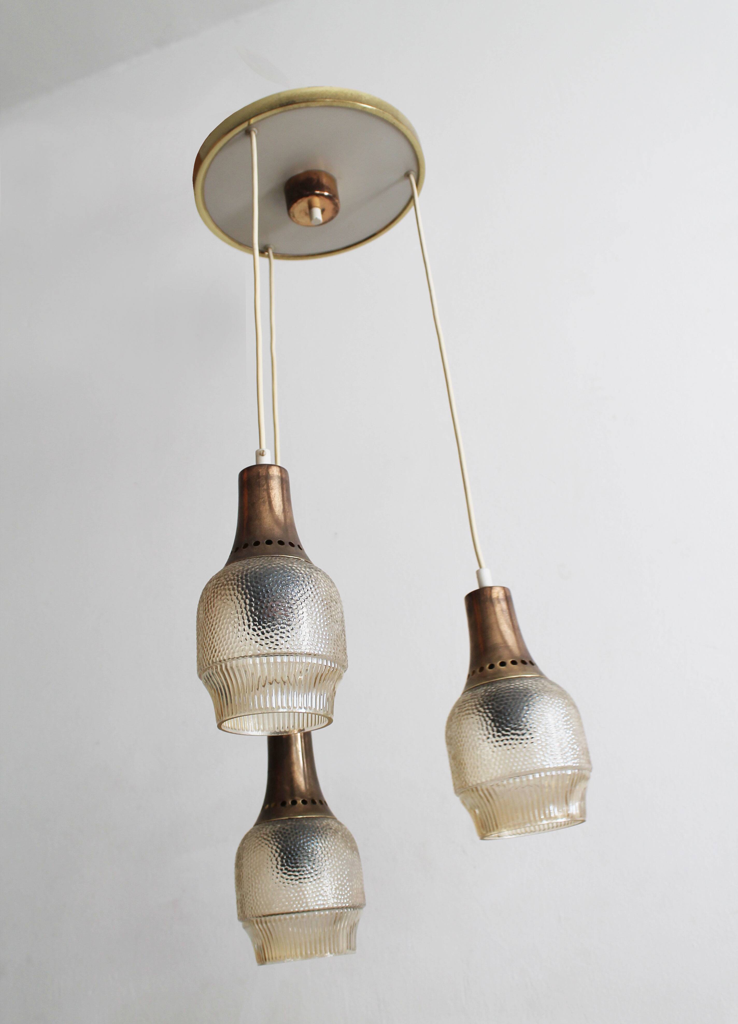 1960's Pendant Ceiling Chandelier