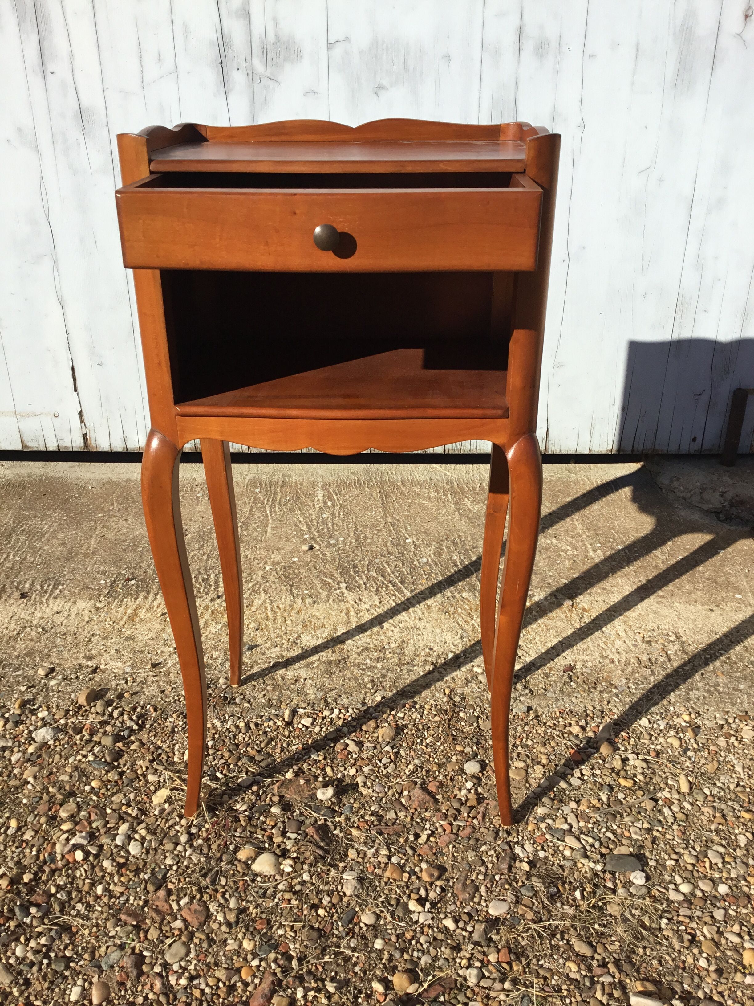 Bedside in cherry Louis XV
