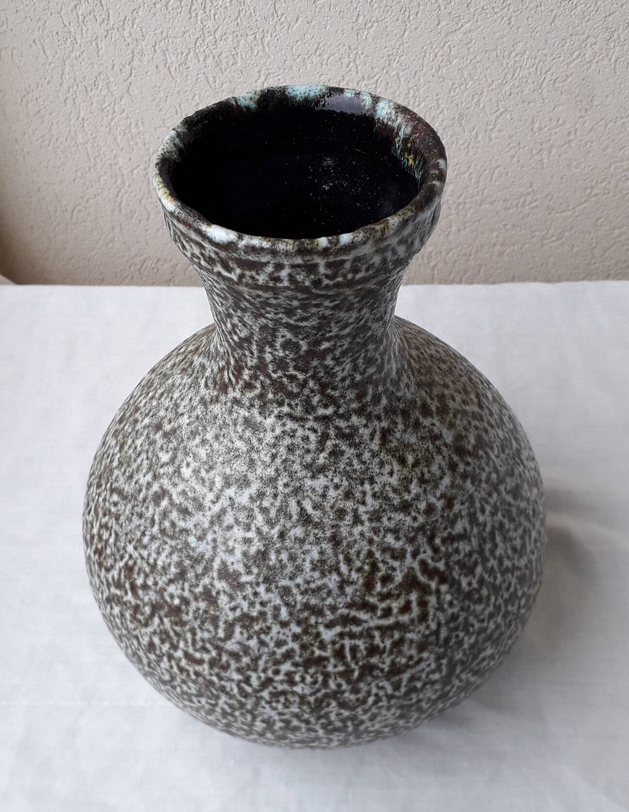 Signed ceramic vase