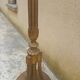 Floor lamp foot in gilded wood