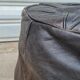 Pouf marocain en cuir 1960
