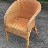 Fauteuil rotin adulte
