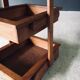 Mid-Century Oak Magazine Holder, Belgium, 1950s