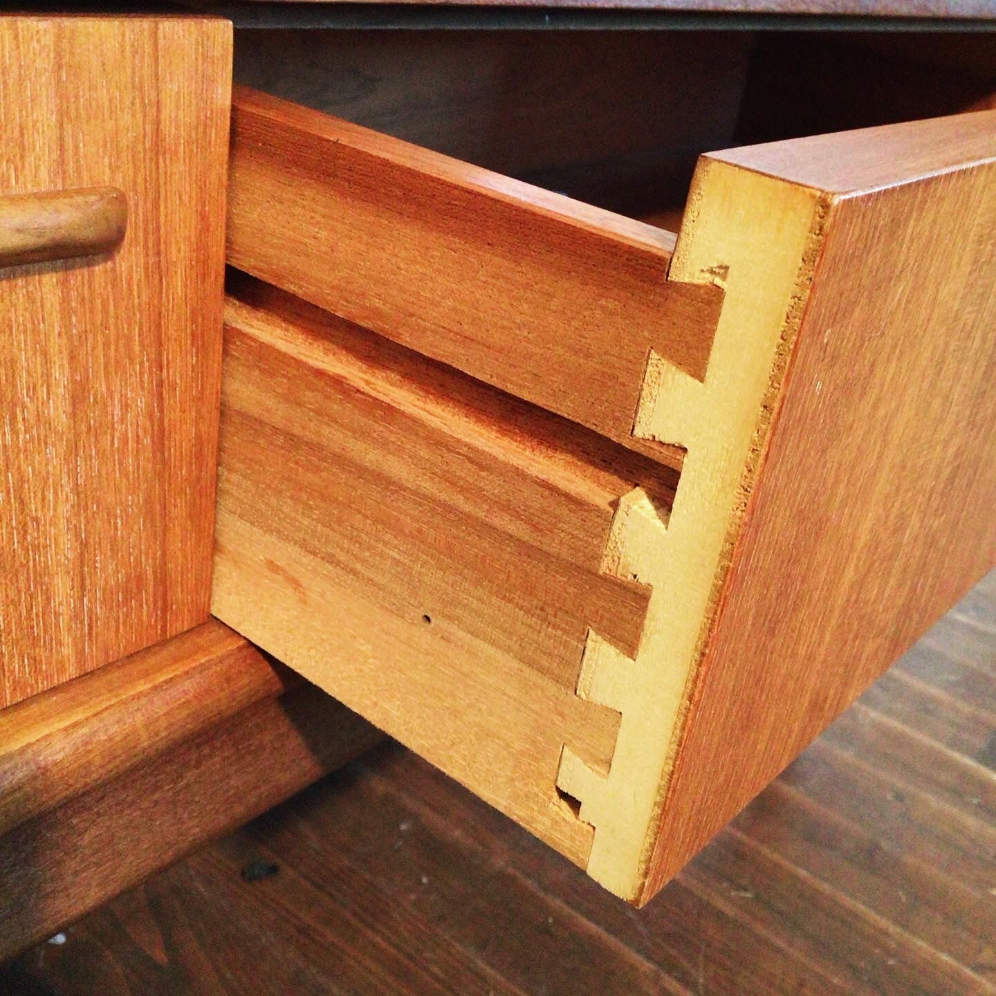 Scandinavian teak dressing table