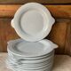 12 blue fish plates, Sarreguemines, 1930s