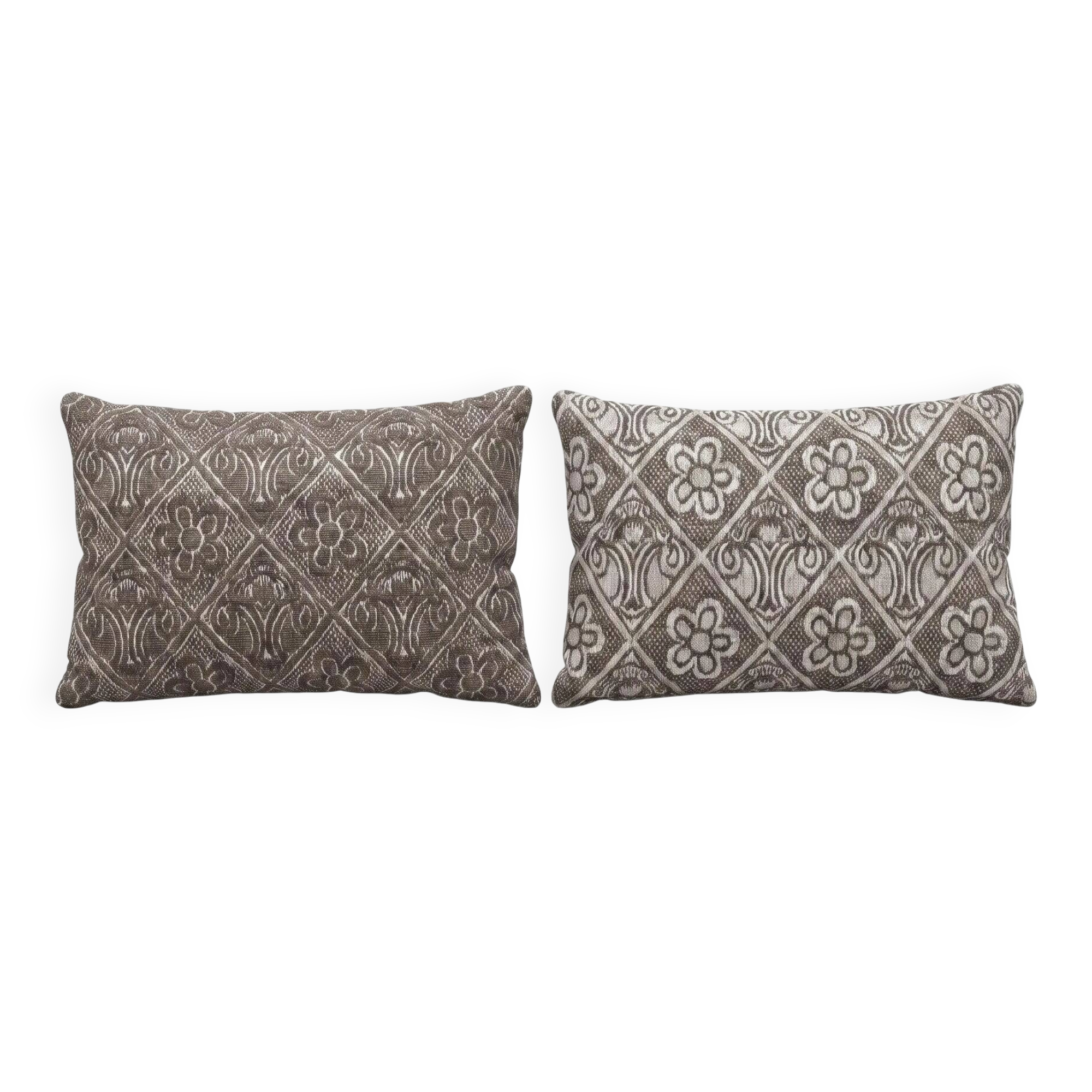 Lot de 2 housses de coussin kilim vintage 41x61 cm