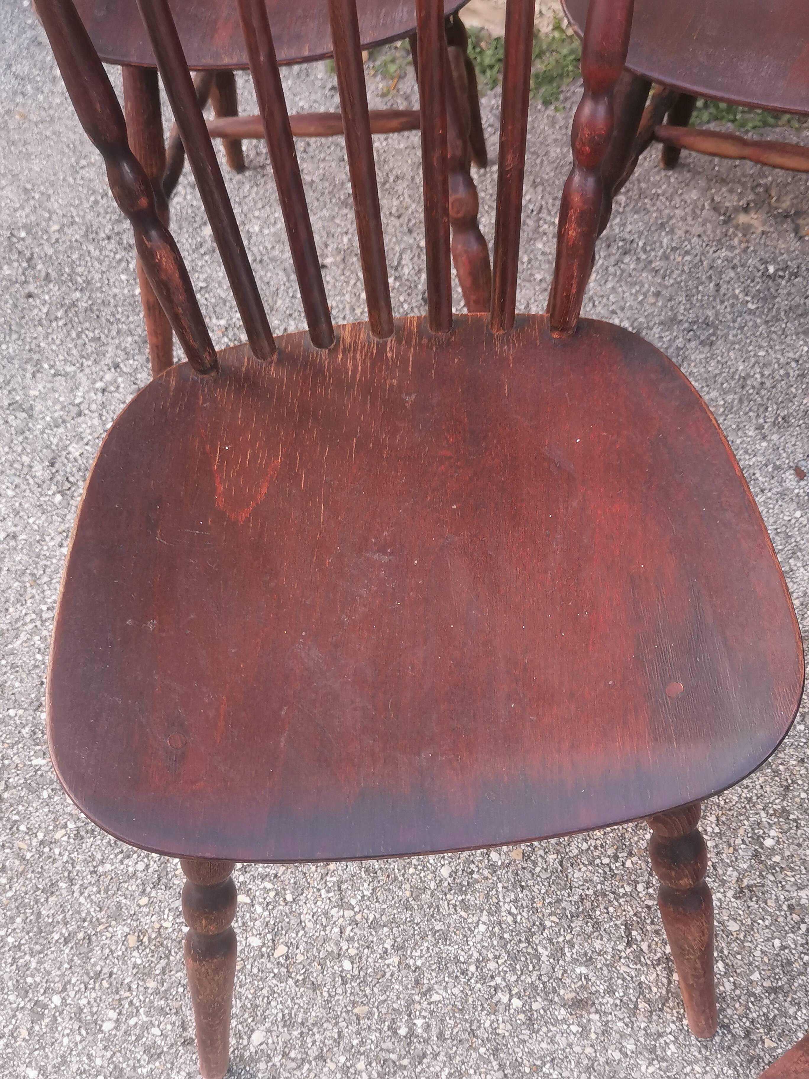 Serie de 6 chaises baumann "modèle tacoma'