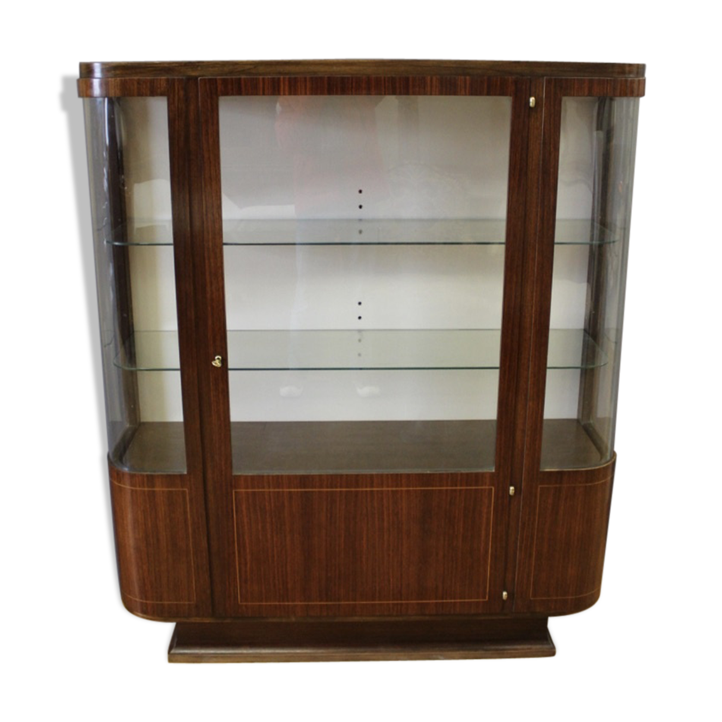 showcase Art deco rosewood