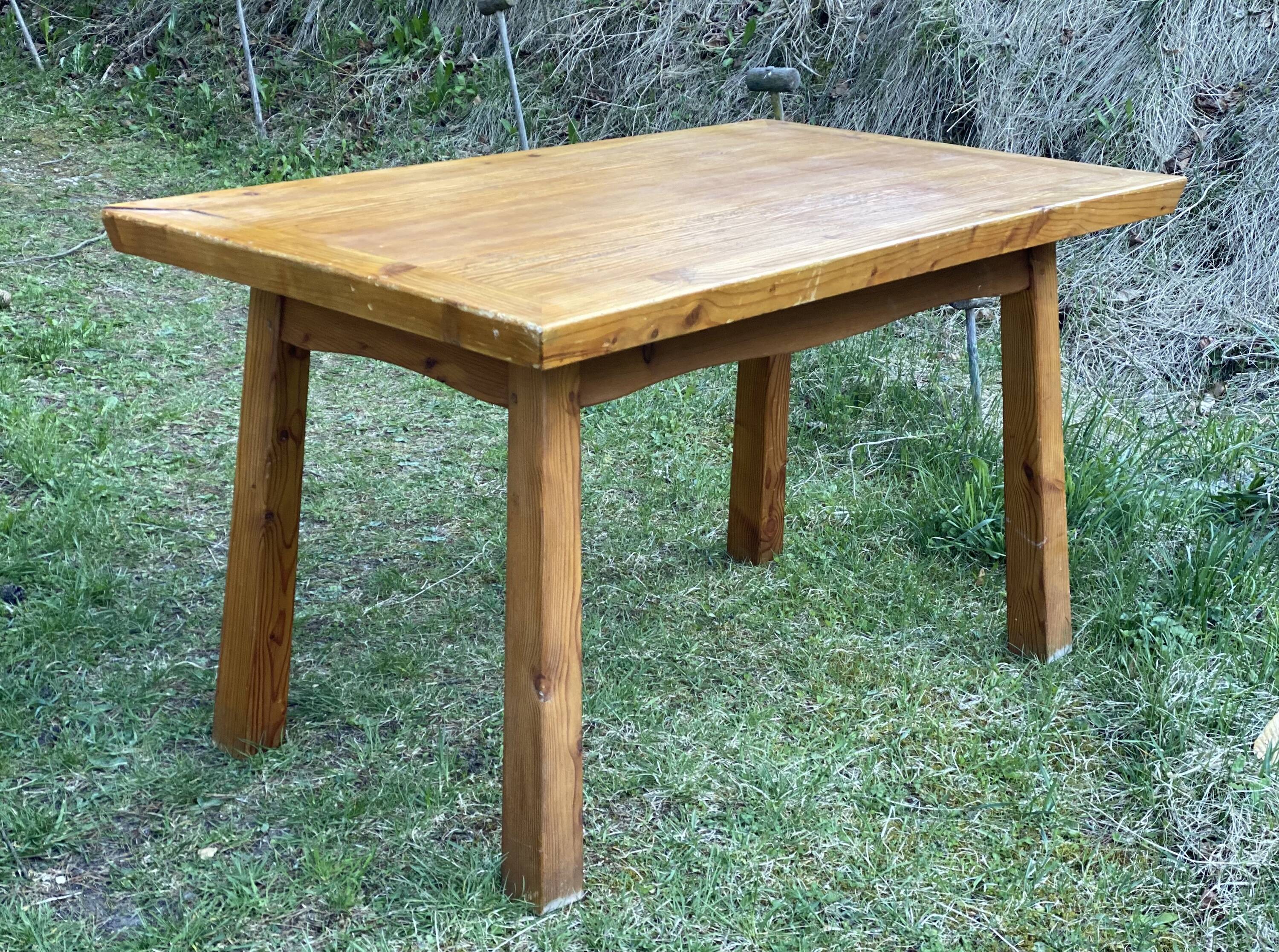 Vintage brutalist table 1970