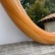 Oval pine mirror 1980 Regain