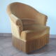 Fauteuil crapaud velours