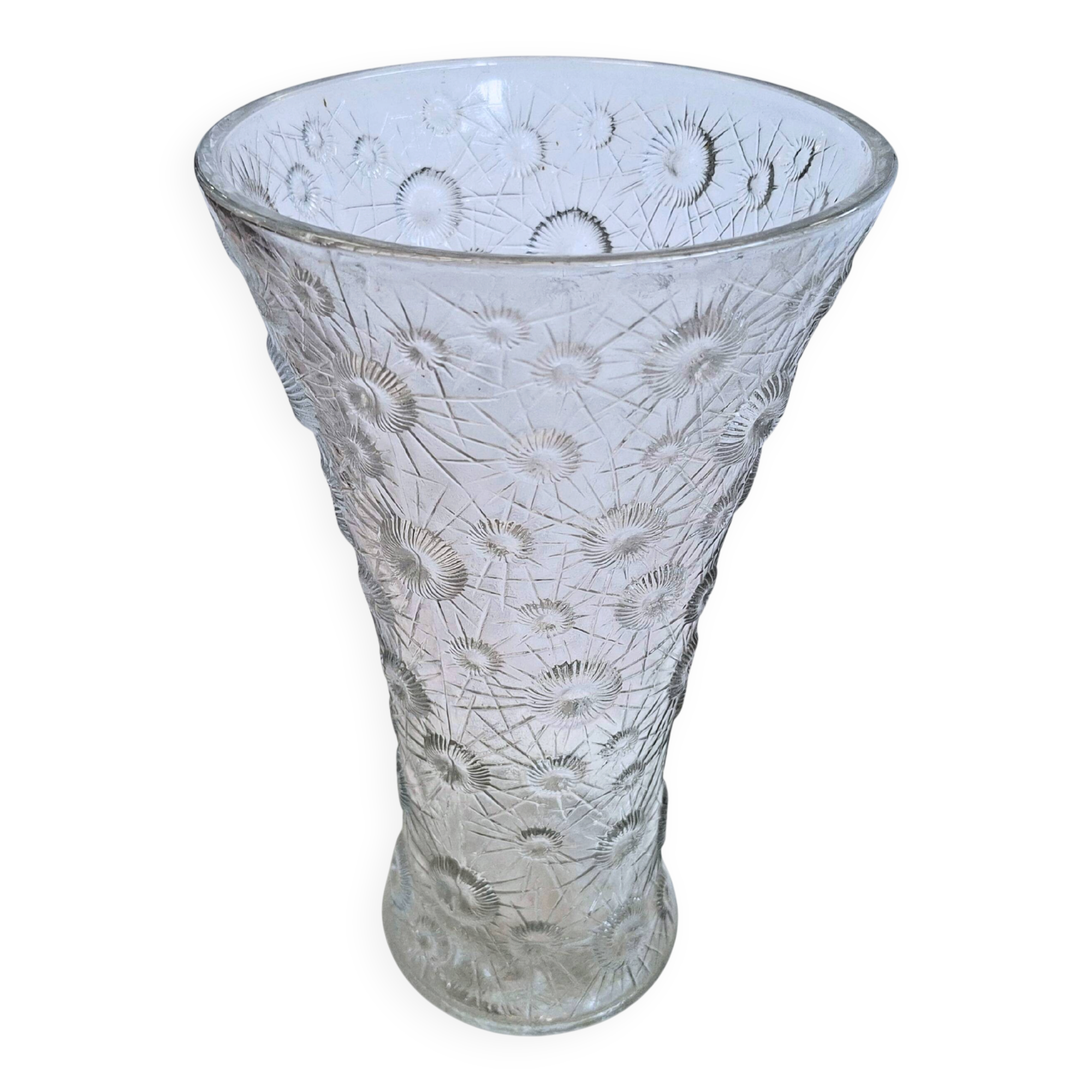 Vaso "Atomic" - Design Jiří Řepásek (1970) - Sklo Union Boemia - 30cm