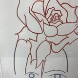 Lithograph by Jean Cocteau