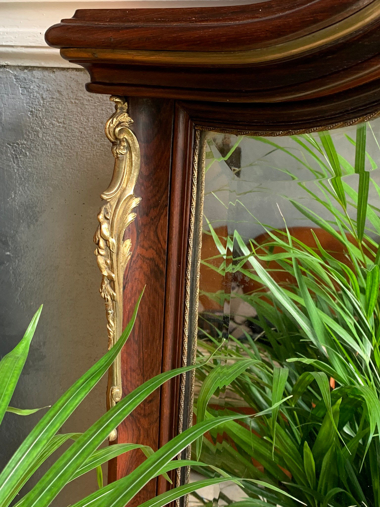 Ancient trumeau fireplace mirror - 146x100cm