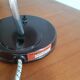 Lampe de bureau vintage noire VEB Leuchtenbau 1950