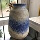Vase Scheurich bleu moucheté