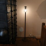 Scandinavian lamppost in teak and brass 1960s.