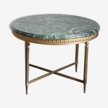Green marble coffee table