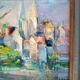 Oil on canvas Post-Impressionist by Iris Raquin