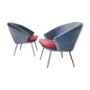 Fauteuils egg curved - design italien