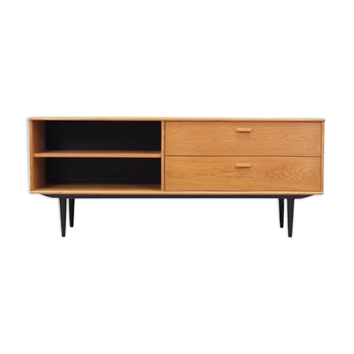 Sideboard in ash, Danish design, 70's, production: Denmark