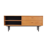 Sideboard in ash, Danish design, 70's, production: Denmark