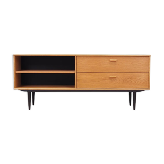 Sideboard in ash, Danish design, 70's, production: Denmark
