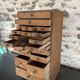 Former craft furniture with watchmaker's layette drawers